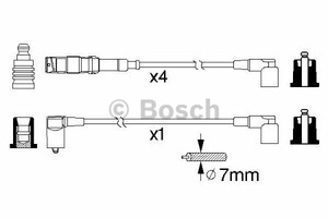 Фото Комплект дротів запалювання Bosch 0 986 356 333