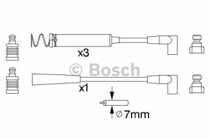 Фото Комплект дротів запалювання Bosch 0 986 356 779