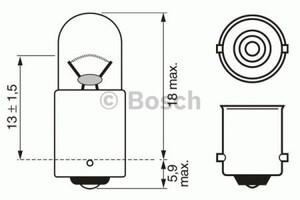 Фото Лампа розжарювання Bosch 1 987 302 613