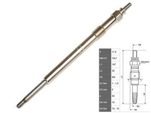 Фото glow plug 2.2 puma Fast FT82736