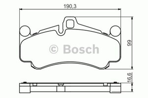 Фото Гальмівні колодки Bosch 0 986 494 709