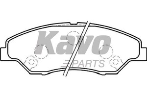 Фото Комлект гальмівних колодок, дисковий механізм KAVO PARTS BP-4009