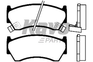 Фото Комлект гальмівних колодок, дисковий механізм KAVO PARTS BP-6533