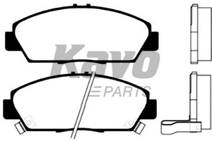 Фото Комлект гальмівних колодок, дисковий механізм KAVO PARTS BP-2024