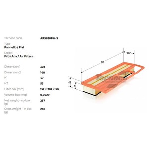 Фото Автозапчастина TECNECO AR9628PMS