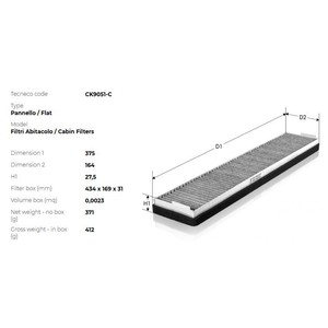 Фото Автозапчастина TECNECO CK9051C