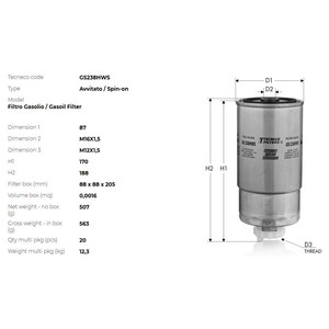 Фото Автозапчасть TECNECO GS238HWS