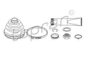 Фото Комплект пилозахисний, приводний вал Topran 103 399 546