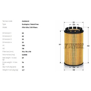 Фото Автозапчасть TECNECO OL0245E