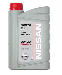 Фото Масло моторное Nissan MOTOR OIL FS 0W-20 SN/GF5, 1 л Nissan KE90090133