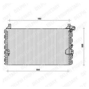 Фото Конденсатор, кондиціонер Delphi TSP0225044