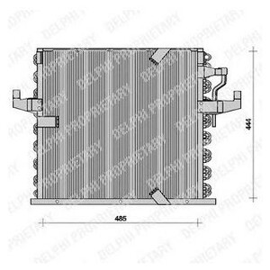 Фото Конденсатор, кондиціонер Delphi TSP0225016