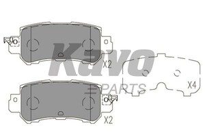 Фото Колодки гальмівні задн. Mazda CX3/2/CX5 12- KAVO PARTS KBP4573