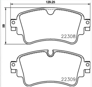 Фото Колодки гальмівні дискові Brembo P 85 154