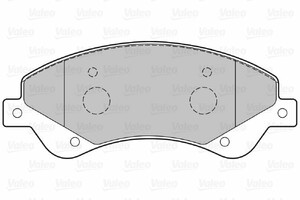 Фото Комплект гальмівних накладок, дискове гальмо Valeo 301818