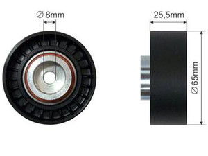 Фото Timing belt tensioner pulley 65x8x25.5 Fast FT44537