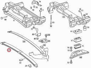 Фото Багатолистова ресора Mercedes A 905 320 00 01