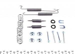 Фото Монтажний комплект колодки Quick Brake (OJD) 105-0049