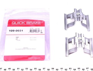 Фото Монтажний компл.,гальм.колодки Quick Brake (OJD) 109-0031