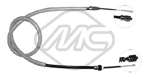 Фото Cable, parking brake/Brake System Metalcaucho 80435