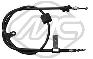 Фото Cable, parking brake/Brake System Metalcaucho 80489