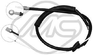 Фото Cable, parking brake/Brake System Metalcaucho 80596