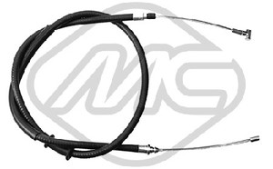 Фото Cable, parking brake/Brake System Metalcaucho 80856