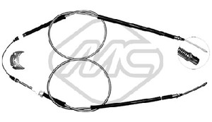 Фото Cable, parking brake/Brake System Metalcaucho 81773