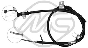 Фото Cable, parking brake/Brake System Metalcaucho 81977