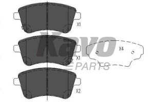 Фото Колодки гальмівні (передні) Kia Venga 1.4-1.6 10- KAVO PARTS KBP4028