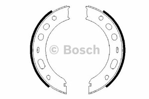 Фото Комплект гальмівних колодок стояночної гальмівної системи Bosch 0 986 487 706