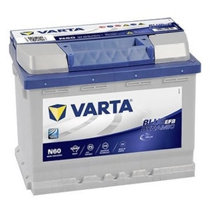 Фото Акумулятор 60Ач Blue Dynamic EFB N60 (0) 640А   242х175х190 Varta 560500064