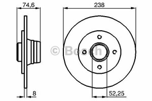 Фото Гальмівний диск Bosch 0 986 478 866