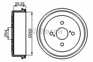 Фото Гальмівний барабан Bosch 0 986 477 082