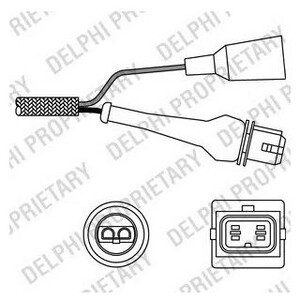 Фото Лямбда-зонд Delphi ES10240-12B1