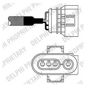 Фото Лямбда-зонд Delphi ES10568-12B1