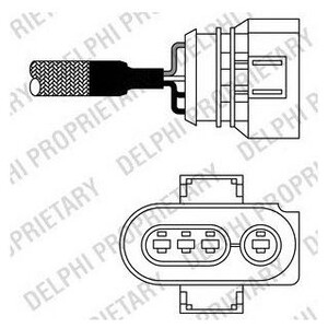 Фото Лямбда-зонд Delphi ES10987-12B1
