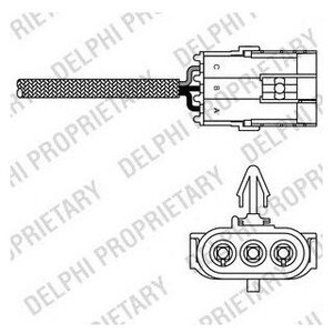 Фото Лямбда-зонд Delphi ES10992-12B1