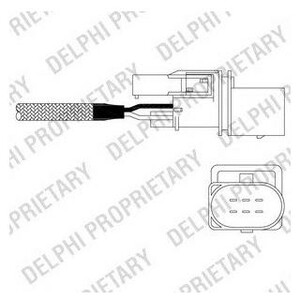 Фото Лямбда-зонд Delphi ES11015-12B1