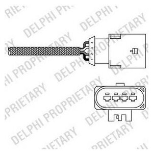 Фото Лямбда-зонд Delphi ES20303-12B1