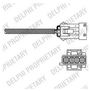 Фото Лямбда-зонд Delphi ES20308-12B1