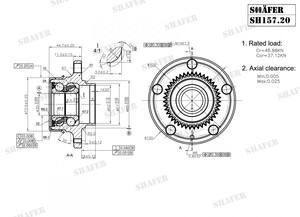 Фото Автозапчастина SHAFER SH157.20K