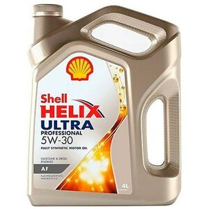 Фото SHELL 4л Масло Helix Ultra Professional AF 5W-30 API SL, ACEA A5/В5 Ford WSS-M2C913-C/WSS-M2C913-D, Jaguar Land Rover STJLR.03.5003 Shell 550046650