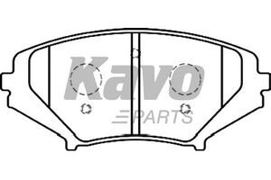 Фото Комлект гальмівних колодок, дисковий механізм KAVO PARTS BP-4558