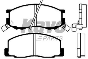 Фото Гальмівні колодки KAVO PARTS BP-9007