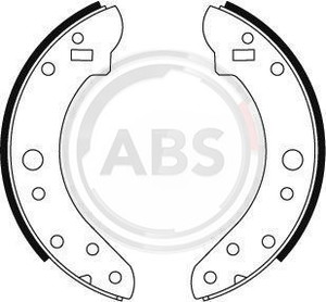 Фото Комплект гальмівних колодок ABS 8618