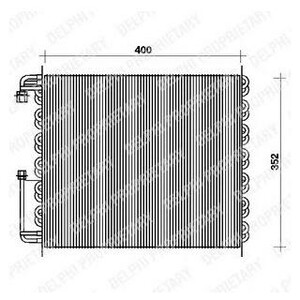 Фото Конденсатор, кондиціонер Delphi TSP0225080