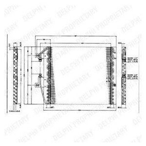 Фото Конденсатор, кондиціонер Delphi TSP0225163