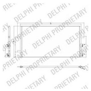 Фото Конденсатор, кондиціонер Delphi TSP0225640