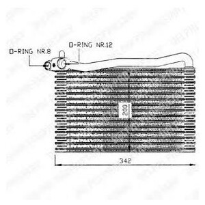 Фото Испаритель, кондиционер Delphi TSP0525007